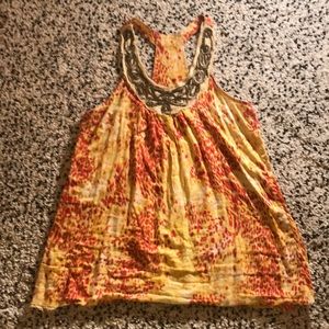 Beaded halter style tank